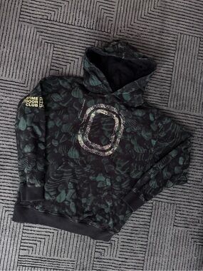 Overtime outdoor club camo hoodie black green Size L